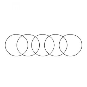 uxcell Nitrile Rubber O-Rings, 105mm OD 101mm ID 1mm Width, Metric Sealing Gasket, Pack of 5