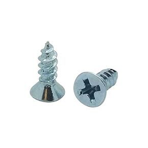 400 Qty #8 x 1/2" Flat Head Zinc Coated Phillips Head Wood Screws (BCP35)