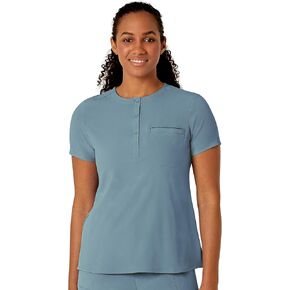 WonderWink Women's Mandarin Collar Tuck-in Scrub Top