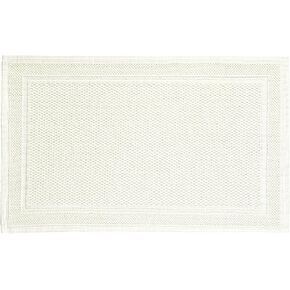 Kassatex 21x34, White Athens Rug, 21" x 34"