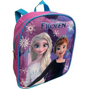 Ruz Frozen Anna And Elsa Toddler Girl 12 Inch Mini Backpack (Pink-Blue)