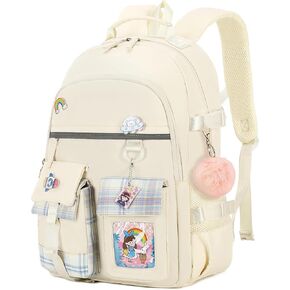 SHADOW VISION Kids Backpacks for Girls Backpack for School Bag Cute Bookbag School Backpack for Teen Girls (Black)