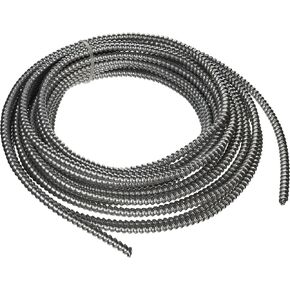 Southwire 68579222 14/2 Type 50-Feet 14-Gauge 2 Conductors MC Solid Metal Clad Cable with Aluminum Armor and Green Insulated Ground Wire ; Grey