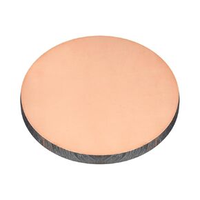 uxcell Pure Copper Sheet, 2" x 0.2" 4 Gauge T2 Copper Metal Round Plate for Crafts, Electrical Repairs