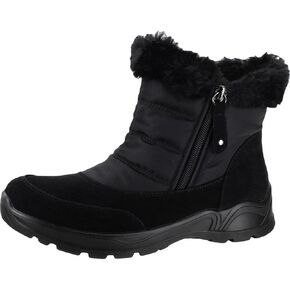 Easy Street Womens Frosty Waterproof & Weather Resistant Black 5.5 Medium (B,M)