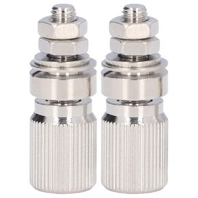 2PCS Binding Post Silver Junction Post Grounding Post Alloy No Insulation Power Grounding Terminal Post 50025