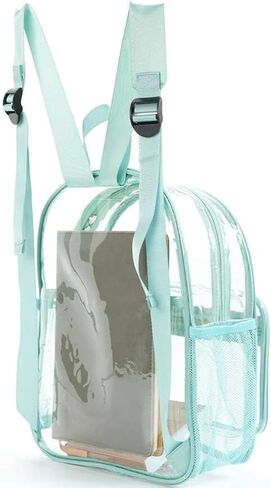 Small Clear Backpacks Purses,Mini Clear Plastic Backpack for Stadium Event,Ita Transparent Backpack for Girls Boys in Saudi Arabia