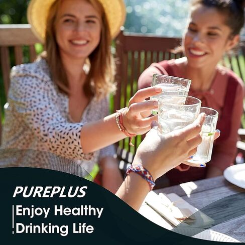 نظام التناضح العكسي PUREPLUS بدون خزان تحت الحوض، نظام تصفية المياه 600GPD RO، 1.5:1 نقي للتصريف، شاشة TDS، يقلل TDS، نظام فلتر RO تحت الحوض in Kuwait