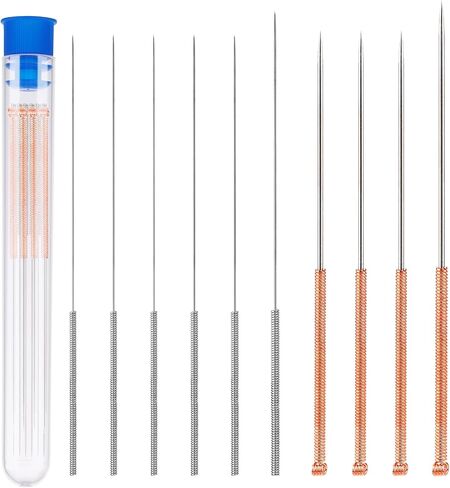 3D Printer Nozzle Cleaning Kit, 10 Pcs Stainless Steel Nozzle Cleaning Needles 0.15/0.2/0.25/0.3/0.35/0.4/0.5/0.6/0.8/1.0mm for 3D Printer Accessories in Saudi Arabia