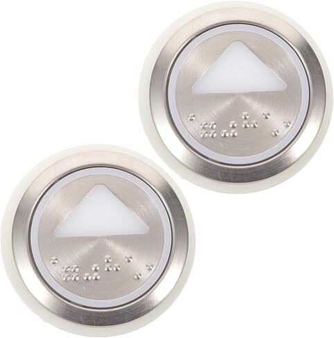 2pcs number Stainless steel Elevator Button button Elevator Supply button elevator button Accessories elevator round push button for lift Elevator and its accessories in Saudi Arabia