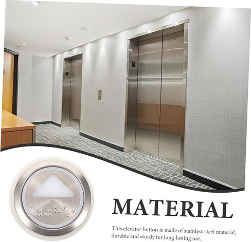 2pcs number Stainless steel Elevator Button button Elevator Supply button elevator button Accessories elevator round push button for lift Elevator and its accessories in Saudi Arabia