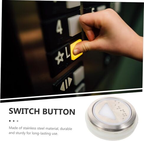 2pcs number Stainless steel Elevator Button button Elevator Supply button elevator button Accessories elevator round push button for lift Elevator and its accessories in Saudi Arabia