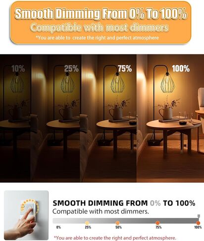 MASTERY MART ST21 [60W Equivalent] [Dimmable] [CRI 95+] LED 5.5W Vintage Light Bulbs, 2700K Soft White, Clear Glass Antique Decorative Filament Edison Bulb, E26 Base, 500LM, (6 Pack) in Saudi Arabia