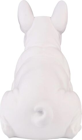 Bulldog Dog Statue Home Decor, French Bulldog Sculpture, Modern Bulldog Doll Crafts Living Room Tabletop Decor, Available in Three Colors（White） in Saudi Arabia