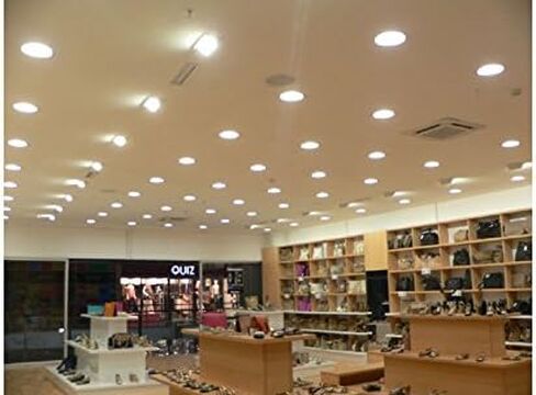 BRILLIHOOD 12W 6 بوصة رفيعة للغاية لوحة سقف غائرة LED مع سائق، 1000 لومن، 80W مكافئ ساطع، المنزل، المكتب، الإضاءة التجارية - حزمة من 10، 6000K أبيض بارد in Saudi Arabia