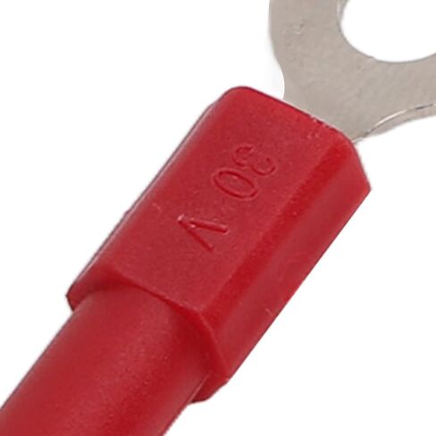 Fork Spade Wire Connectors, Pack of 10 PVC Brass Material Maximum.10A 6mm/0.2in Y Type 4mm/0.2in Hole U Type Banana Plug U Type Electrical Crimp Terminal Connectors Assortment Kit in Saudi Arabia