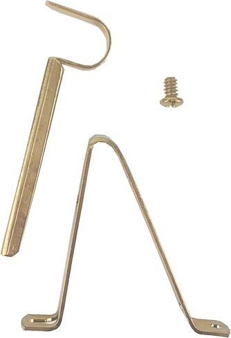 2Pcs Adjustable Curtain Rod Bracket for 9/16 inch Diameter Rod, Drape Rod Bracket for Wall, Curtain Rod Holders,Gold in Kuwait