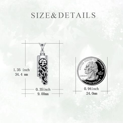 Urn Necklaces for Ashes Sterling Silver Abalone Shell Cremation Memorial Jewelry for Women Men in Kuwait