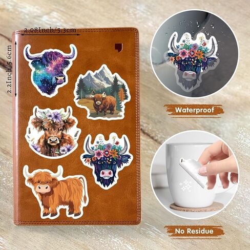 100 Pack Wolf Stickers,Wolf Decals Gifts for Teens Girls in Kuwait