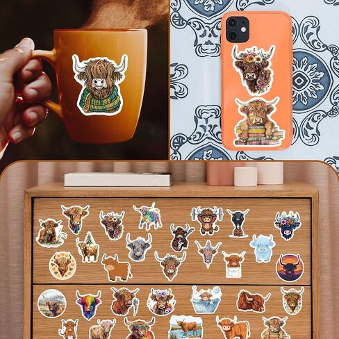 100 Pack Wolf Stickers,Wolf Decals Gifts for Teens Girls in Kuwait