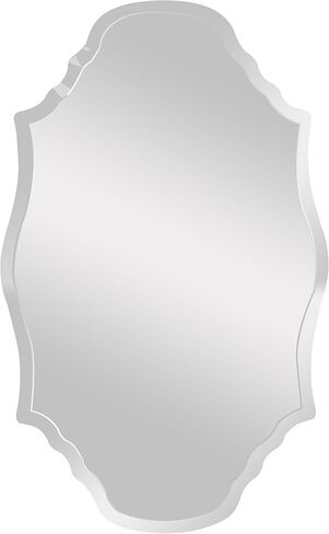 مرآة مشطوفة من الزجاج هارموني من سبانكرافت، 22 بوصة × 36 بوصة in Kuwait