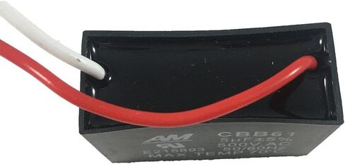 2 قطعة 450 فولت 5 فائق التوهج CBB61 محرك مروحة السقف تشغيل مكثف 2 سلك 50/60 هرتز in Kuwait