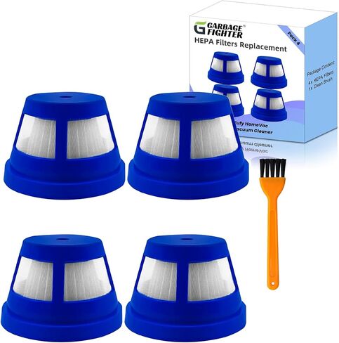 Garbage fighter 4 Pcs HEPA Filter Replacement for Eufy HomeVac H11 & H11 Pure &H20 Cordless Handheld Vacuum Cleaner in Kuwait
