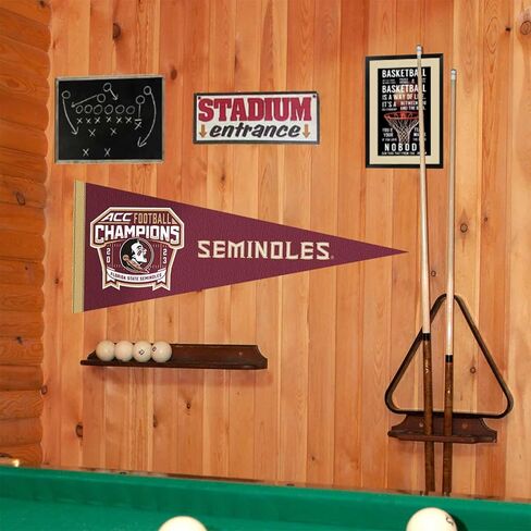 College Flags & Banners Co. Florida State FSU Noles Acc 2023 Football Champions Pennant Flag in Saudi Arabia