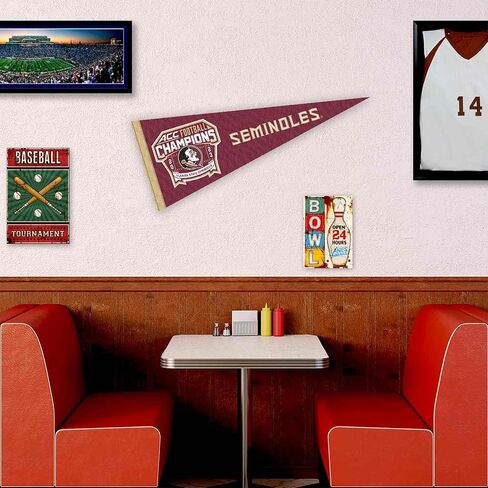 College Flags & Banners Co. Florida State FSU Noles Acc 2023 Football Champions Pennant Flag in Saudi Arabia