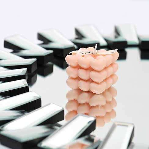 مرآة حائط ديكور ثلاثية الأبعاد مستديرة 24 بوصة مرآة حمام ديكور المنزل ديكور غرفة النوم وغرفة المعيشة والمكتب in Kuwait