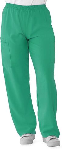 Medline PerforMAX Unisex Elastic-Waist Scrub Pants, Jade, Size Large, Regular Inseam in Saudi Arabia