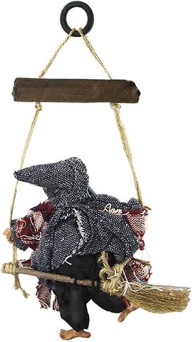 Hanging Welcome Sign Retro Witch Door Hanger Creative Halloween Decorations Props Holiday Party Decor Wooded Welcome Plaque Door Pendant Ornament for House Garden Bar Restaurant Club Haunted House in Saudi Arabia