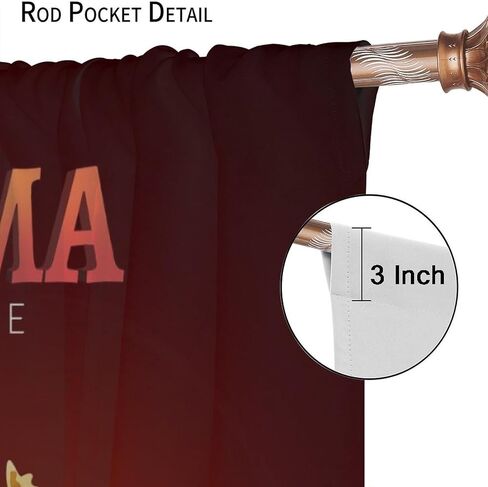 Movie Theater Theme Blackout Curtains Movie Theater Scene Popcorn Drink Printed Curtains Decorative Bedroom Living Room Heat Insulation Blackout Curtains 52x84in in Saudi Arabia