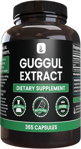 PURE ORIGINAL INGREDIENTS Guggul Extract Always Pure, No Additives Or Fillers, Lab Verified (365 Count (Pack of 1)) in Saudi Arabia
