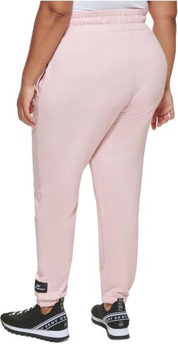 DKNY Sport Womens Plus Workout Sweatpants Jogger Pants Pink 3X in Saudi Arabia