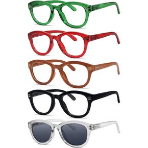 Eyekepper Cat Eye Reading Glasses for Women 4-Pack Oversize Ladies Readers