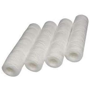 CFS –4 Pack String Wound Water Filter Cartridges Compatible with RS5-DS Models – Removes Bad Taste & Odor – Universal Whole House Replacement Filter Cartridge – 5 Micron