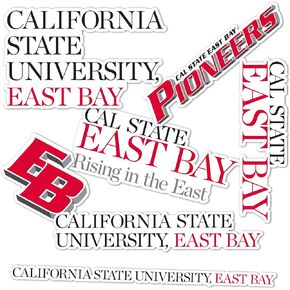 Desert Cactus Cal State East Bay Sticker University California Pioneers CSUEB Stickers Vinyl Decals Laptop Water Bottle Car Scrapbook T2 (Type 2)