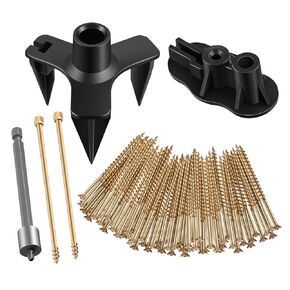 Squeaky Floor Repair Kit Floor Squeak Repair Kit 3233 Woodworking Project Kits Fix a Squeaky Floor for Wood Floors Carpeted Floors Hardwood Vinyl Linoleum Floors and Stairs (50)