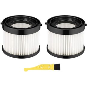 2 Pack 49-90-0160 HEPA Dry Vacuum Filter Compatible with Milwaukee 0882-20 M18, Fit for Milwaukee 49-90-1951 Compact Vacuum