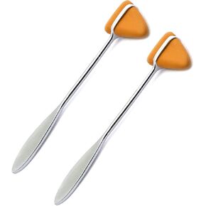 2 Pack Taylor Reflex Hammer, Taylor Neuro Hammer，7-1/2-inch (Orange)