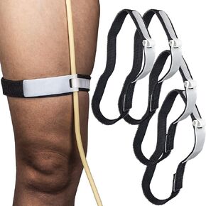 4 PCS Catheter Holder 1 X 21 Inch, Urinary Legband Holder, Stabilization Device Anti Slip, Washable, Fixed Belt Urine Leg Leg Strap Drainage Tube Holder by MINIVON (4)