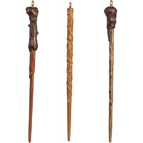 Hallmark Keepsake Christmas Ornament 2022, Harry Potter Wizarding Wands, Metal Set of 3