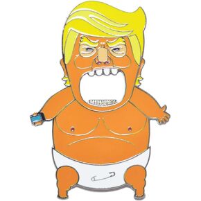 Donald Trump Gag Gifts 2024 Funny Donald Trump Baby Balloon Shaped Magnetic Bottle Opener Fridge Magnets Sticker