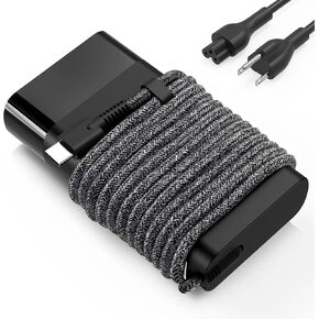 New Slim HP 65w USB C Charger，Fit hp EliteBook Chromebook Spectre ProBook Envy Fast Charging Type C Travel Laptop Power Adapter