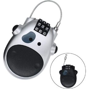 3 Digit Code Combination Password Lock for Helmet Lock Luggage Lock Travel LockStroller Bicycle Stroller Password Security Lock(Silver 1 pcs)