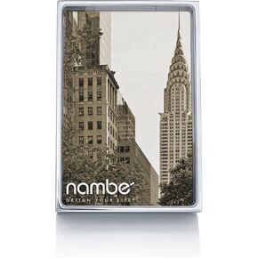 nambe Treso Collection Picture Frame, 4" x 6" | Photo Frame with Tempered Glass | Tabletop Display Family, Friends, Wedding Gift, Home Office Décor | Nambe Alloy and Glass