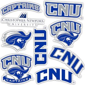 Desert Cactus Christopher Newport University Stickers CNU Captains Vinyl Decals Laptop Water Bottle Car Scrapbook13.46x10.94 T2 (Type 2)