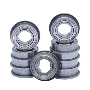 FKG MF126-ZZ Flange Deep Groove Ball Bearing 6x12x4mm, Set of 10