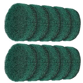 MR.SIGA Heavy Duty Pad Refills for Electric Spin Scrubber, 10 Pack